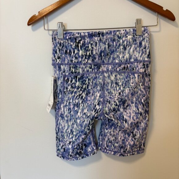 Athleta Ultimate Stash Pocket 7” Short Shorts NWT Size XS Blue Purple Green - Picture 7 of 12